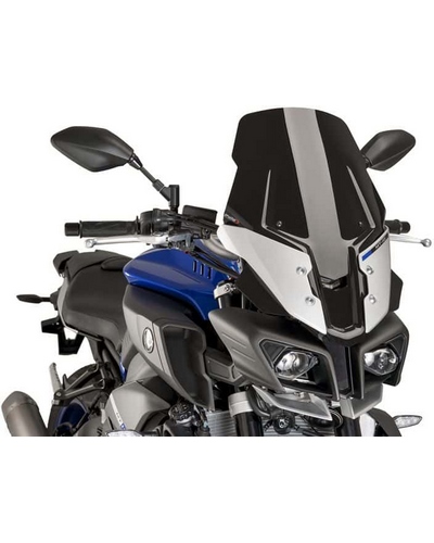 Bulle Spécifique PUIG Touring Yamaha MT-10 2016-18 NOIR
