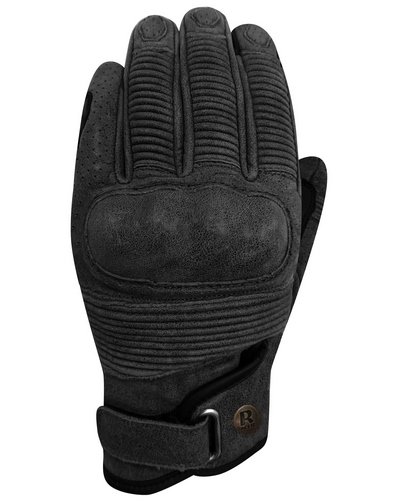 Gants Moto Mi-Saison RACER Muddy vintage noir