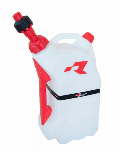 Jerrican Moto RACETECH Bidon d'essence RACETECH remplissage rapide 15L translucide/rouge