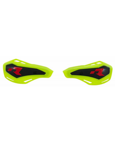 Protège Main Moto RACETECH Cache RACETECH protège-mains HP1 jaune fluo