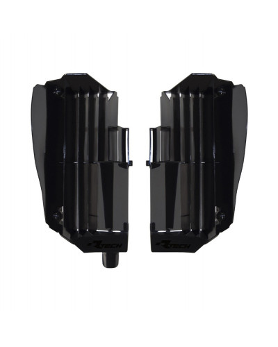 Protection Radiateur Moto RACETECH Cache radiateur grande capacité RACETECH noir Yamaha YZ450F