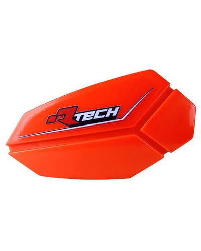 Protège Main Moto RACETECH Coque de protège-mains RACETECH R20 orange fluo E-Bike