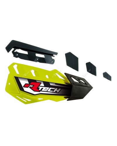 Protège Main Moto RACETECH Coque de rechange RACETECH FLX jaune pour 789708