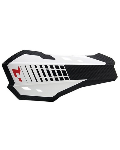 Protège Main Moto RACETECH Coque de rechange RACETECH protège-mains HP2 blanc