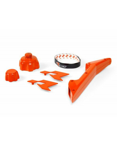 Jerrican Moto RACETECH Kit accessoires bidon d'essence RACETECH orange