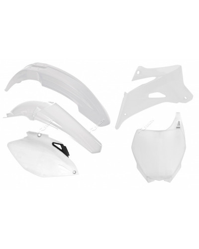 Kit Plastique Moto RACETECH Kit plastique RACETECH blanc Yamaha YZ250F