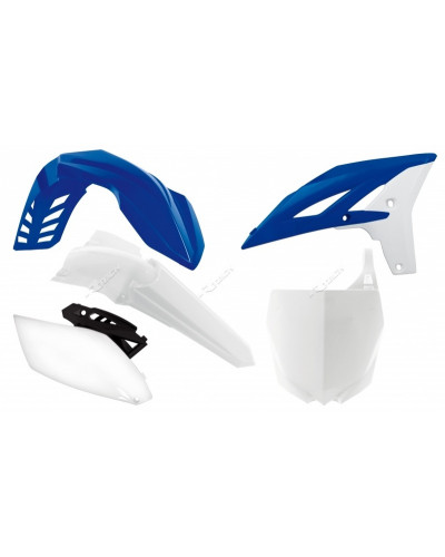 Kit Plastique Moto RACETECH Kit plastique RACETECH couleur origine (2013) bleu/blanc Yamaha YZ250F