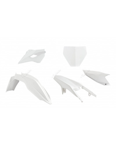 Kit Plastique Moto RACETECH Kit plastique RACETECH couleur origine blanc Husqvarna TC85