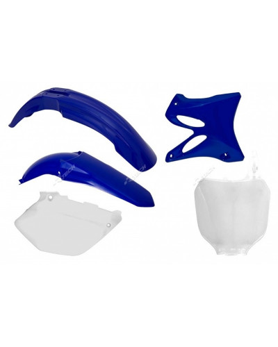 Kit Plastique Moto RACETECH Kit plastique RACETECH couleur origine bleu/blanc Yamaha YZ125/250