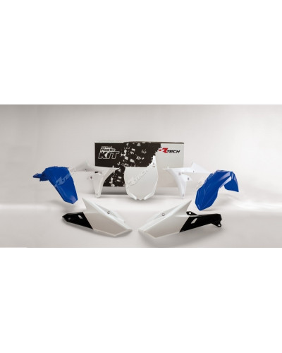 Kit Plastique Moto RACETECH Kit plastique RACETECH couleur origine Bleu/blanc Yamaha YZ250F/450F