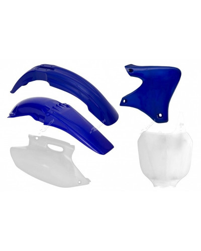 Kit Plastique Moto RACETECH Kit plastique RACETECH couleur origine bleu/blanc Yamaha YZ250F