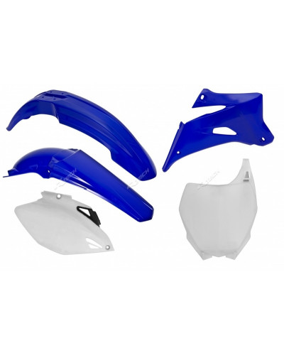 Kit Plastique Moto RACETECH Kit plastique RACETECH couleur origine bleu/blanc Yamaha YZ250F