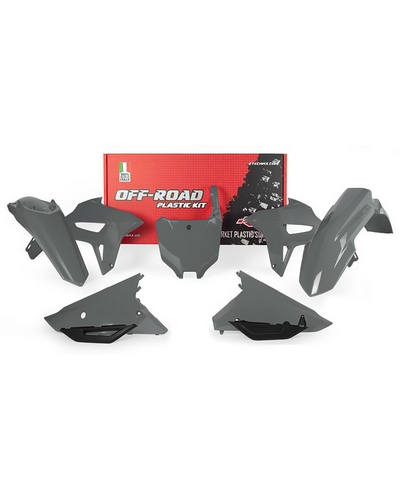 Tampon Protection Moto RACETECH Kit plastiques RACETECH Quantum Grey - Honda CRF450R