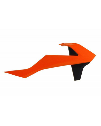 Ouies Radiateur Moto RACETECH Ouïes de radiateur RACETECH orange/noir KTM SX85