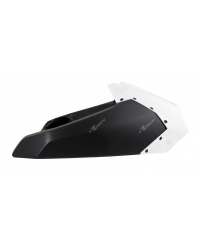 Ouies Radiateur Moto RACETECH Ouïes de radiateur supérieures RACETECH blanches/noires Yamaha YZ250/450F