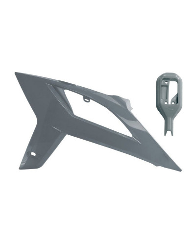Plaque Course Moto RACETECH Plaque frontale RACETECH gris