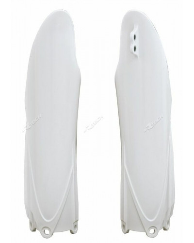 Protège Fourche Moto RACETECH Protections de fourche RACETECH blanc Yamaha