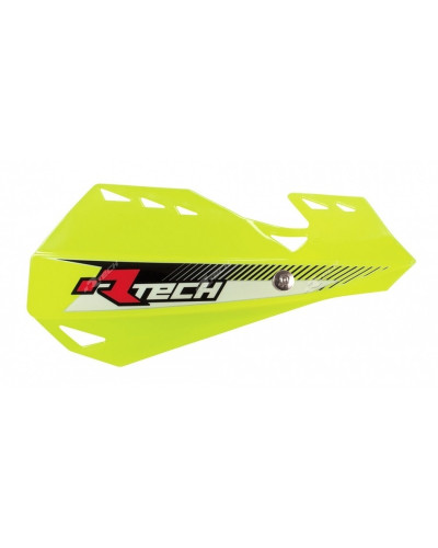 Protège Main Moto RACETECH Protège-mains RACETECH Dual jaune fluo