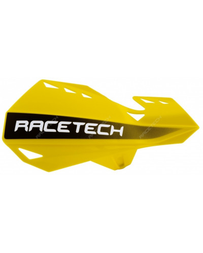 Protège Main Moto RACETECH Protège-mains RACETECH Dual jaune