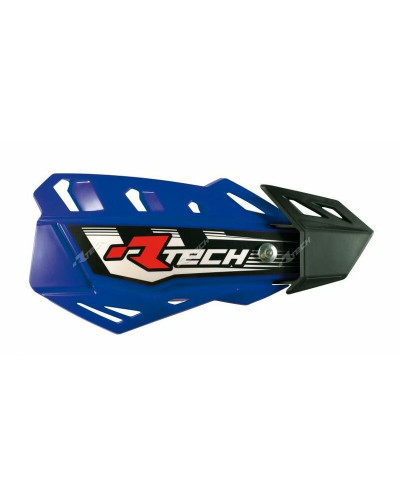 Protège Main Moto RACETECH Protège-mains RACETECH FLX blanc réglable