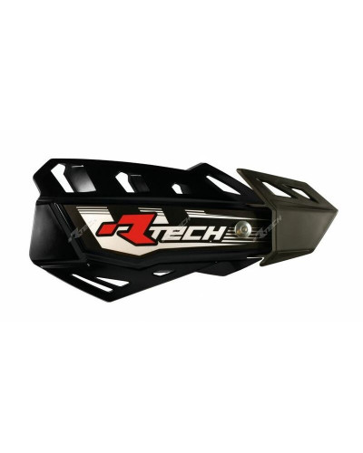 Protège Main Moto RACETECH Protège-mains RACETECH FLX noir réglable