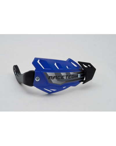 Protège Main Moto RACETECH Protège-mains RACETECH FLX Quad bleu