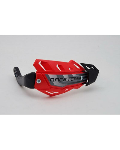 Protège Main Moto RACETECH Protège-mains RACETECH FLX Quad rouge