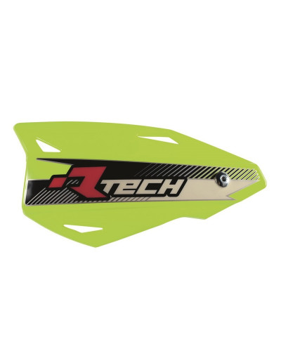 Protège Main Moto RACETECH Protège-mains RACETECH Vertigo jaune fluo