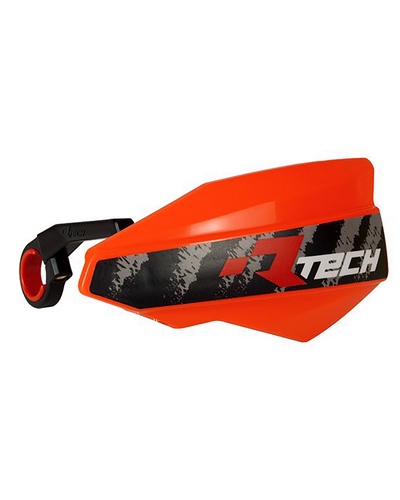 Protège Main Moto RACETECH Protège-mains RACETECH Vertigo orange fluo Vertigo