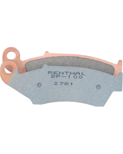 Plaquettes Freins RENTHAL BRAKE PAD SINTER BP-100