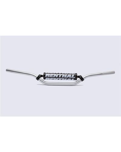 Guidon Moto RENTHAL Guidon Ø22 2mm avec barre RENTHAL Classic Enduro Medium argent/mousse noire