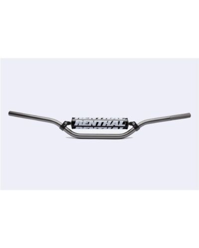 Guidon Moto RENTHAL Guidon Ø22 2mm avec barre RENTHAL Classic Jeremy McGrath titanium/mousse noire Guidon Moto RENTHAL Guidon Ø22 2mm avec barre RENTHAL Classic Jeremy McGrath titanium/mousse noire