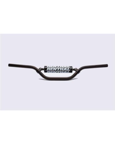 Guidon Moto RENTHAL Guidon Ø22 2mm avec barre RENTHAL Classic Mini MX 50CC Playbike noir/mousse noire