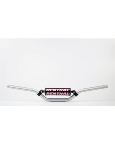 Guidon Moto RENTHAL Guidon Ø22 2mm avec barre RENTHAL Classic Mini MX argent/mousse noire Yamaha XQ125 Maxter/KTM SX50 Guidon Moto RENTHAL Guidon Ø22 2mm avec barre RENTHAL Classic Mini MX argent/mousse noire Yamaha XQ125 Maxter/KTM SX50