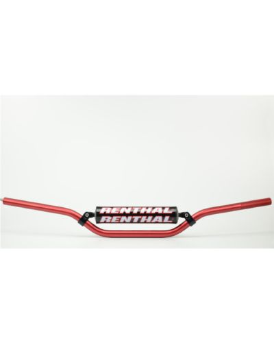 Guidon Moto RENTHAL Guidon Ø22 2mm avec barre RENTHAL Classic Replica Ricky Carmichael rouge/mousse noire Guidon Moto RENTHAL Guidon Ø22 2mm avec barre RENTHAL Classic Replica Ricky Carmichael rouge/mousse noire