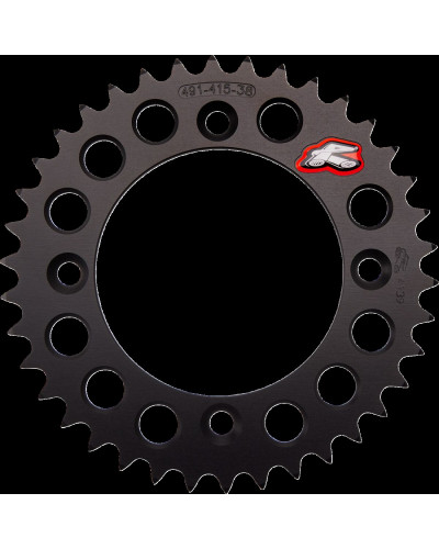 Couronne Moto RENTHAL SPROCKET R 415 38T BK Couronne Moto RENTHAL SPROCKET R 415 38T BK