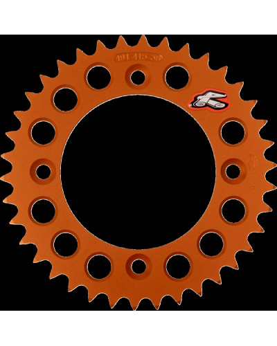Couronne Moto RENTHAL SPROCKET R 415 38T OR Couronne Moto RENTHAL SPROCKET R 415 38T OR
