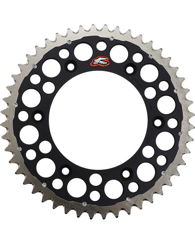 Couronne Moto RENTHAL SPROCKET R 520 48T BK SC TWIN Couronne Moto RENTHAL SPROCKET R 520 48T BK SC TWIN