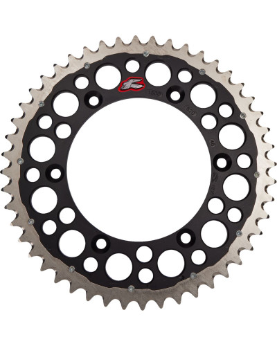 Couronne Moto RENTHAL SPROCKET R 520 48T BK SC TWIN