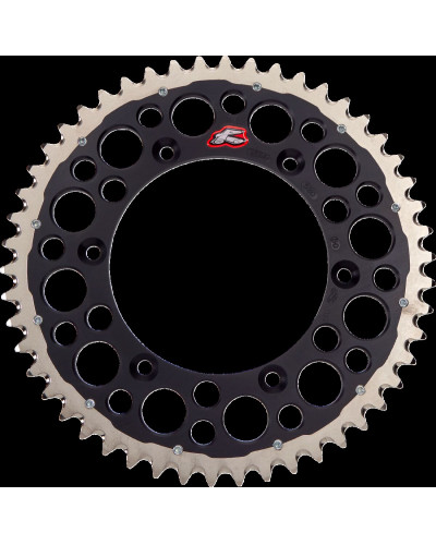 Couronne Moto RENTHAL SPROCKET R 520 50T BK SC TWIN