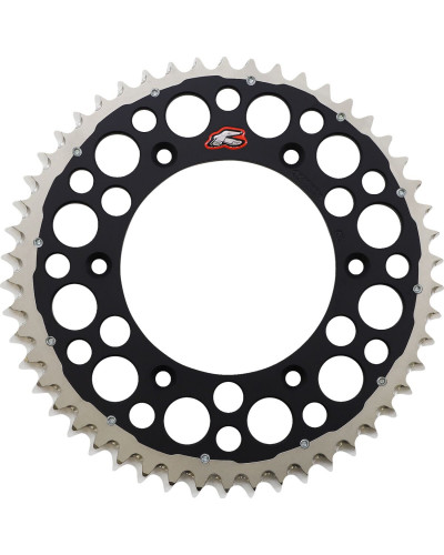 Couronne Moto RENTHAL SPROCKET R 520 50T BK SC TWIN Couronne Moto RENTHAL SPROCKET R 520 50T BK SC TWIN