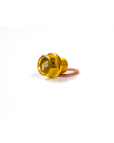 Accessoires Filtres Moto RFX Bouchon de vidange aimanté RFX (jaune) [M12 x 10 mm x 1,25}