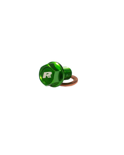Accessoires Filtres Moto RFX Bouchon de vidange magnétique RFX Pro (Vert) [M10 x 22 mm x 1,5] - Kawasaki KXF450/450R