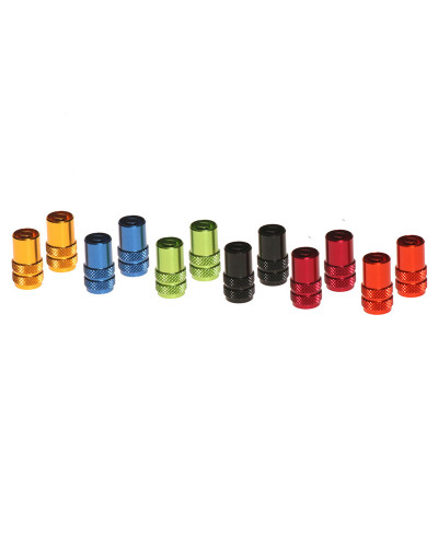 Valve Moto RFX Capuchons de valve RFX sport avec clé de valve (Noir) 2pcs