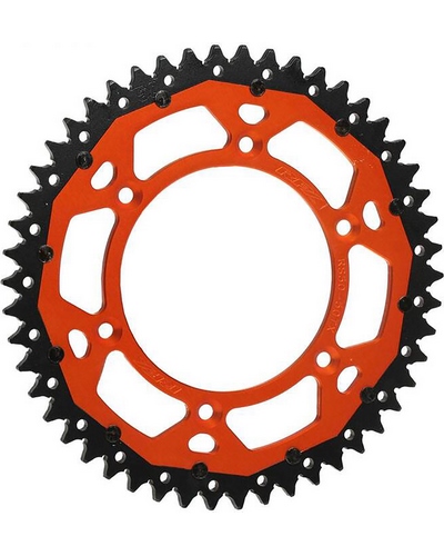 Couronne Moto RFX Couronne RFX Pro Series Armalite aluminium - 520 Dents:49 Orange
