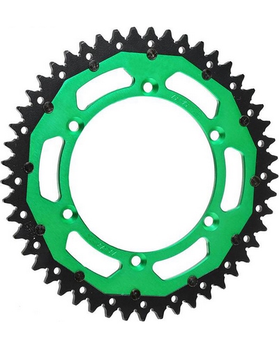 Couronne Moto RFX Couronne RFX Pro Series Armalite aluminium - 520 Dents:49 Vert Couronne Moto RFX Couronne RFX Pro Series Armalite aluminium - 520 Dents:49 Vert