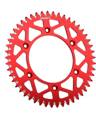 Couronne Moto RFX Couronne RFX Pro Series Elite aluminium - 520 Dents:48 Rouge