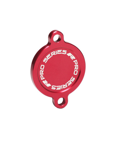 Couvercle Filtre à Air Moto RFX Couvercle de filtre à huile RFX Pro (Rouge) - Kawasaki KXF450