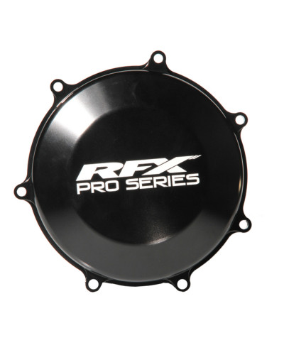 Plastiques Accessoires Moto RFX Couvre-carter d’embrayage (Anodisé dur Noir) RFX Pro- Kawasaki KXF450