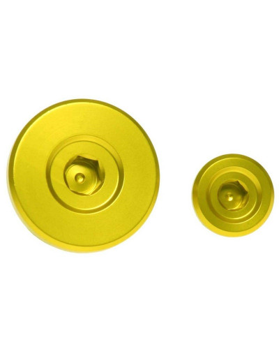 Accessoires Filtres Moto RFX Jeu de bouchons de distribution de moteur RFX Pro (Jaune) - Suzuki RMZ250/450